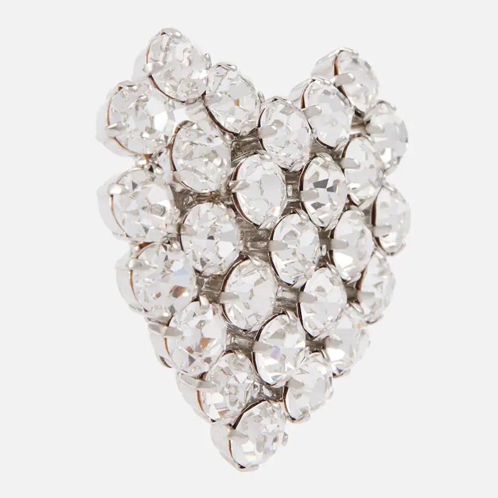 RHINESTONE HEART Clips