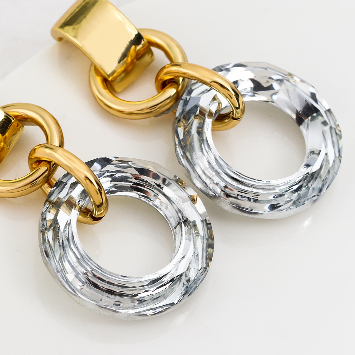 DALIA Ice Hoop Dangles